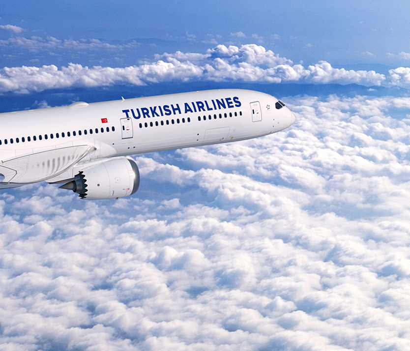 Boeing sky background