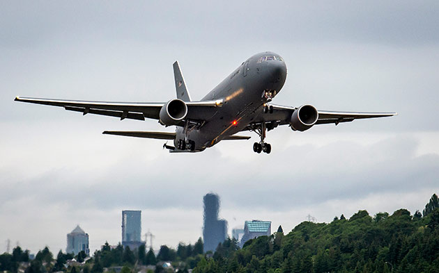 KC-46A Pegasus takeoff