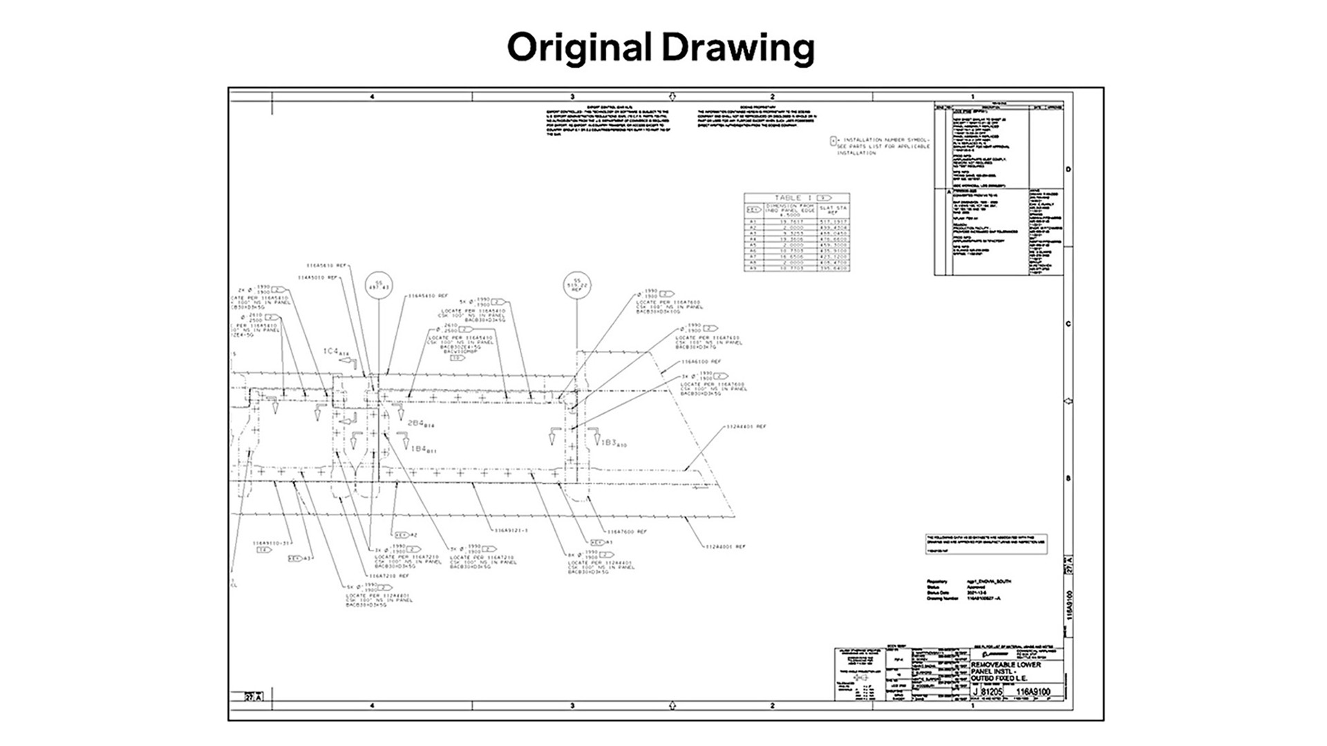 engineering drawing original image example